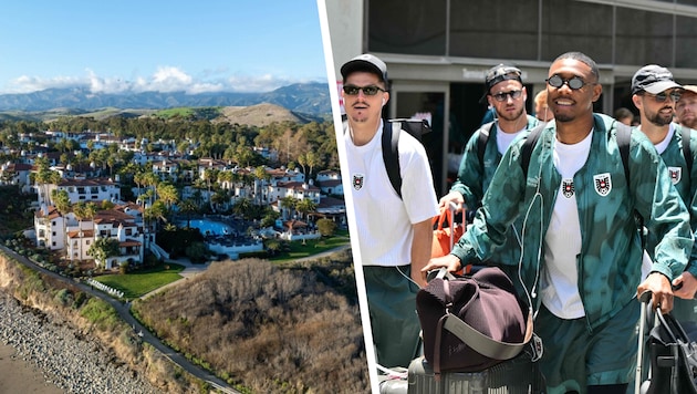 David Alaba und Co. residieren im luxuriösen Hotel Ritz-Carlton Bacara in Goleta bei Santa ...