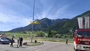 Auch der Rettungshubschrauber C12 stand im Einsatz.