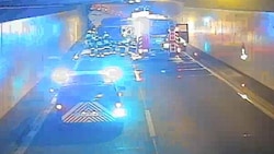 Der Einsatz im Tunnel in den frühen Morgenstunden