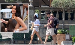 Dua Lipa und  Callum Turner lassen sich ihre Hochzeitsfeierlichkeiten, die bis 8. Juni dauern, ...