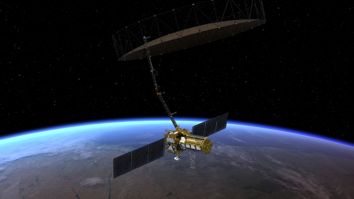 Der NISAR-Satellit (Bild) ist mit zwei Radarinstrumenten ausgestattet, die auch durch Wolken ...