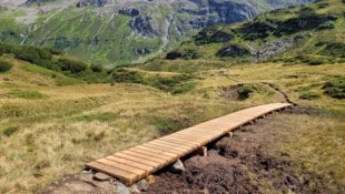 Der Erhalt der Wanderwege in Vorarlberg ist mit großem Aufwand verbunden.