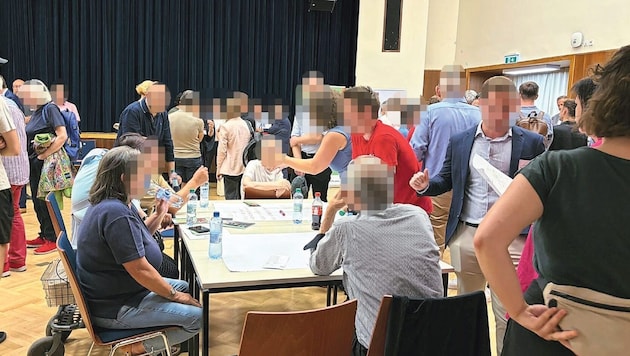 Die Diskussionen waren unter den Anrainern intensiv.