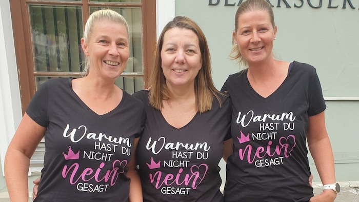 Das Trio Babsi, Susi und Alex (v.l.n.r.) kommt aus Linz