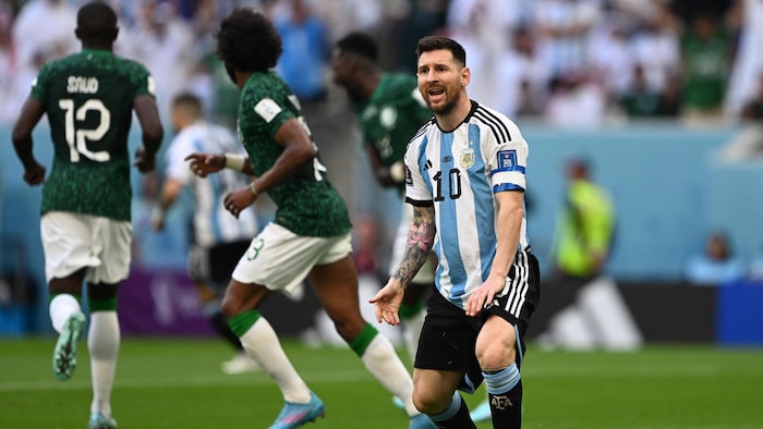Lionel Messi verzweifelte gegen Saudi-Arabien.