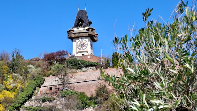 Der Grazer Schloßberg war Schauplatz des schweren Unfalls.