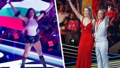Der diesjährige Song Contest in Wien, den die Sängerin Dara (li.) für Bulgarien gewann, ...