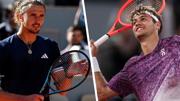 Alexander Zverev und Flavio Cobolli