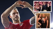 Sarah Arnautovic hält das Familienleben mit den Kindern Alicia und Emilia intakt, während Gatte ...
