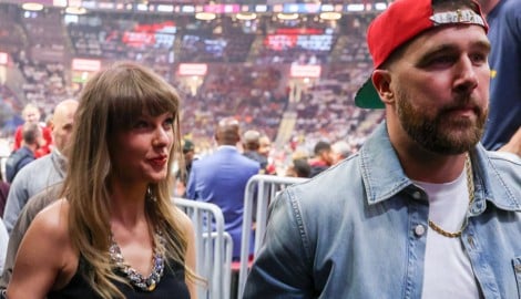 Popstar und Milliardärin Taylor Swift und NFL-Star Travis Kelce