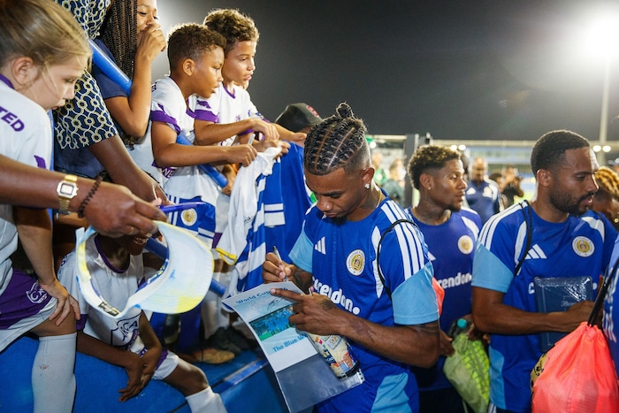 Die Curacao-Spieler sind beliebt.