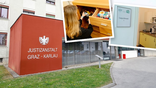 Spiele für Kinder, Küche, Sofas oder Tische sollen trotz Haft für ein heiles Familienleben ...