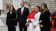 Papst-Besuch in Spanien: Nur Letizia durfte Weiß tragen – ihre Töchter mussten Schwarz wählen