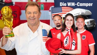 Im WM-Fieber: Die „Krone“ besuchte Lokalchef Harald Neuweg in Florida.