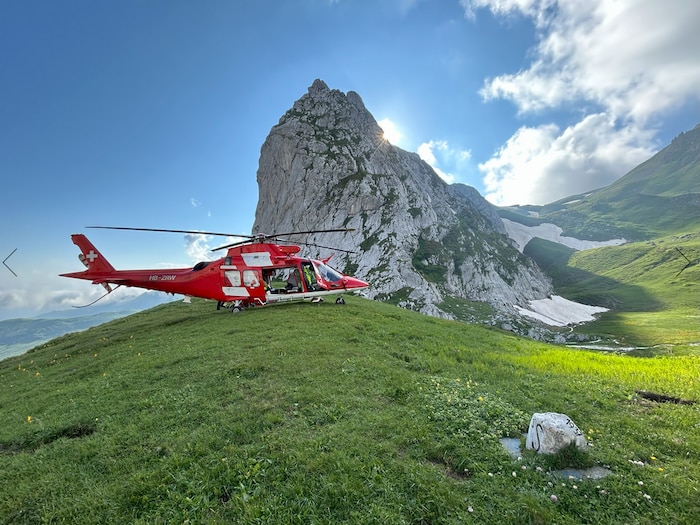 Die Crew der Rega konnte nur mehr den Leichnam des Mannes bergen.
