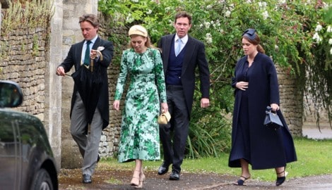 Prinzessin Beatrice (GB), Edoardo Mapelli Mozzi (GB), Prinzessin Eugenie (GB), Jack Brooksbank, ...