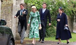 Prinzessin Beatrice (GB), Edoardo Mapelli Mozzi (GB), Prinzessin Eugenie (GB), Jack Brooksbank, ...