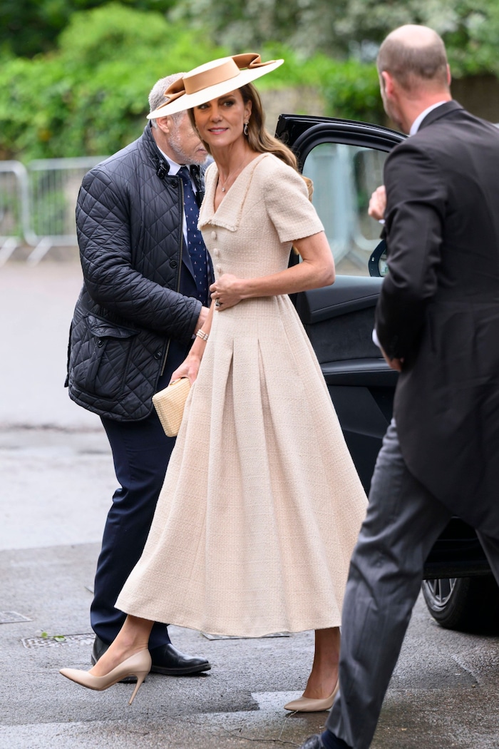 Prinzessin Kate bei ihrer Ankunft