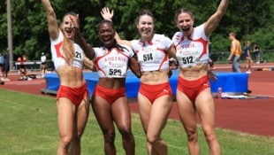 Karin Strametz, Christania Williams, Isabel Posch und Leni Lindner
