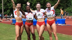 Karin Strametz, Christania Williams, Isabel Posch und Leni Lindner