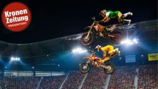 Nach zehn Jahren Pause fliegen die „Masters of Dirt“ endlich wieder durch das Wörthersee Stadion ...