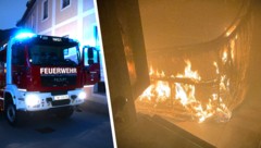 Die alarmierte Feuerwehr konnte den Brand Samstagfrüh rasch löschen.