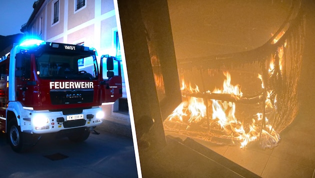 Die alarmierte Feuerwehr konnte den Brand Samstagfrüh rasch löschen.