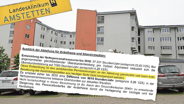 Im Landesklinikum Amstetten spitzt sich der Personalmangel immer mehr zu. Anderen Spitälern soll ...