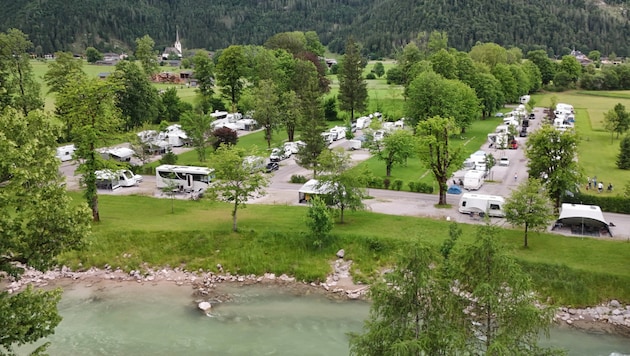 Der Campingplatz in St. Martin bei Lofer ist extrem beliebt und zählt Jahr für Jahr zu den ...