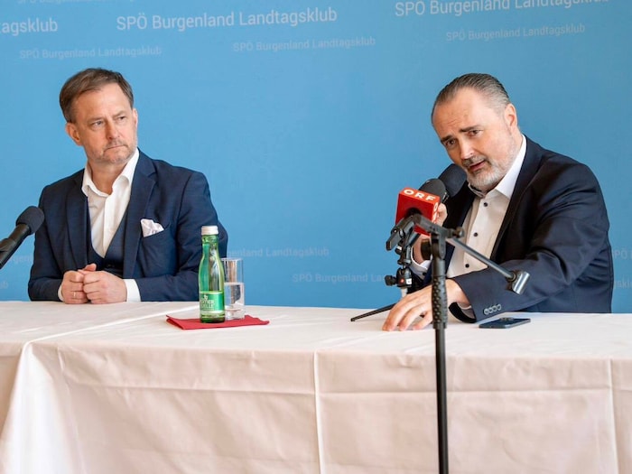 Mit Landeshauptmann Hans Peter Doskozil. „Ob ich schon Aussagen tätigte, die strategisch ...