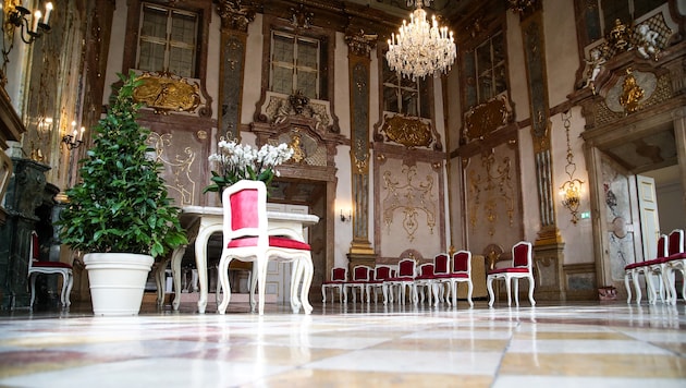 Der Marmorsaal.
