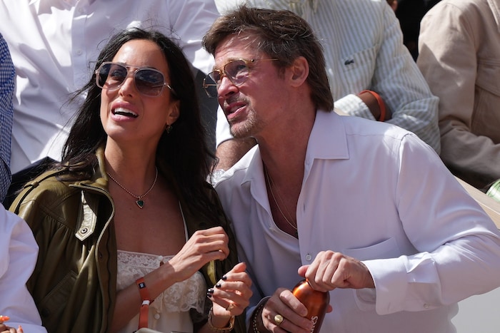 Brad Pitt war am Wochenende mit Freundin Ines de Ramon beim French-Open-Finale in Paris