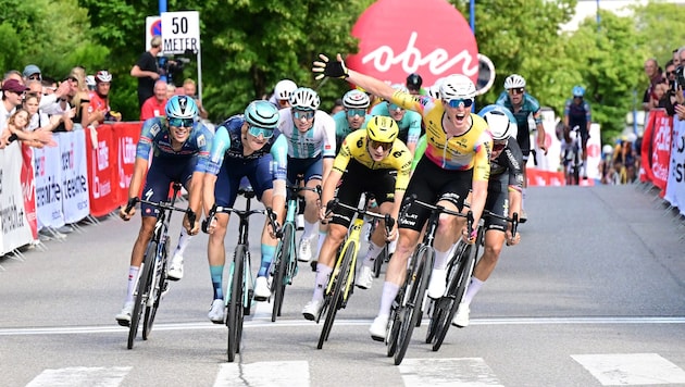 Kilian Feurstein durfte einen großartigen Sieg bejubeln.