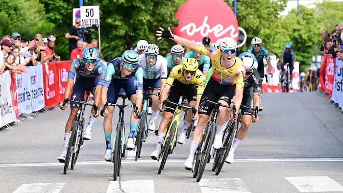 Kilian Feurstein jubelte heuer bereits über einen Etappensieg bei der OÖ-Rundfahrt.