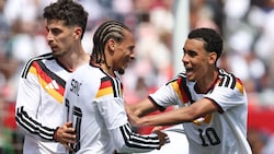 Leroy Sane (Bildmitte) erzielte den 2:1-Siegtreffer.