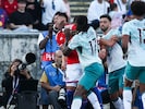 Portugal und Chile lieferten sich eine hitzige Partie.