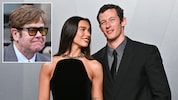 Elton John (kleines Bild) spielte für Dua Lipa und ihren Callum live auf. 