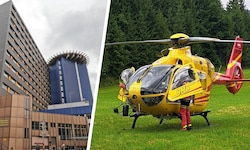 Der Bub wurde mit dem Notarzthubschrauber „Heli 3“ in die Innsbrucker Klinik geflogen ...