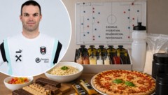 Martin Rinderer ist hauptverantwortlich für die Ernährung des ÖFB-Teams. Auch Pizza steht auf ...