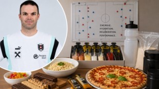 Martin Rinderer ist hauptverantwortlich für die Ernährung des ÖFB-Teams. Auch Pizza steht auf ...