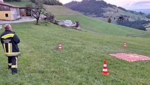 Die Feuerwehr war zur Suche angerückt.