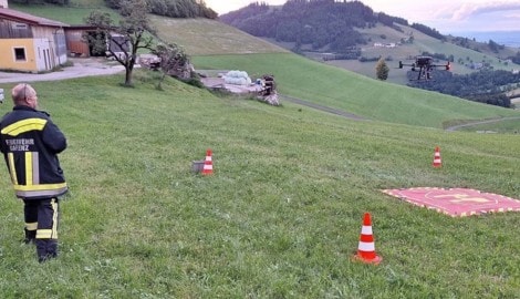 Die Feuerwehr war zur Suche angerückt.
