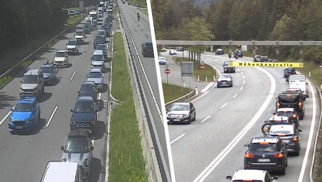Zwei Hotspots: Die A12 bei Kufstein und die B179 Fernpassstraße.