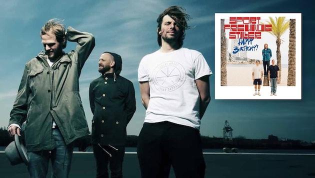 Alle Krisen überstanden und nun wieder in Frieden gemeinschaftlich unterwegs: Die Sportfreunde ...