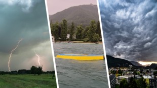 Das Wetter wird kommende Woche ungemütlich: Vielerorts ist mit Gewittergefahr zu rechnen. 