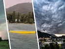 Das Wetter wird kommende Woche ungemütlich: Vielerorts ist mit Gewittergefahr zu rechnen. 