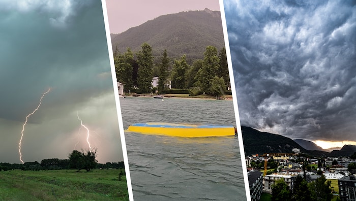 Das Wetter wird kommende Woche ungemütlich: Vielerorts ist mit Gewittergefahr zu rechnen.