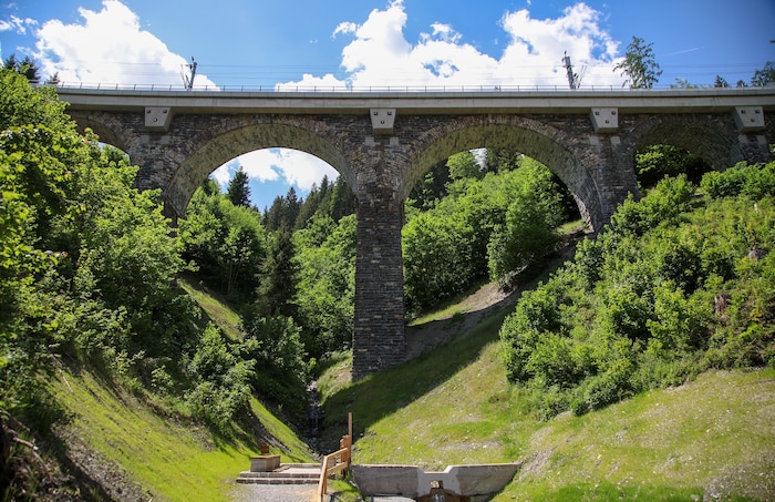 Drei der fünf Viadukte sind bereits saniert.