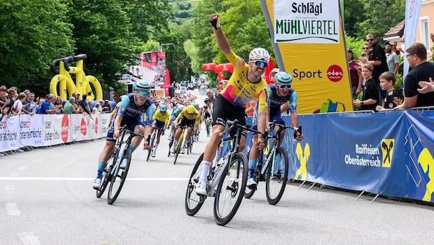 Team Vorarlberg-Fahrer Dominik Röber triumphierte auf der Schlussetappe.