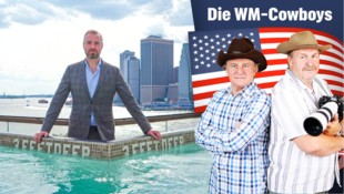 „Krone“-Sportchef Peter Moizi und Fotograf Sepp Pail schauten auf ihrer WM-Tour u. a. in New ...